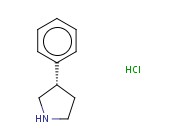 Pyrrolidine, 3-phenyl-, hydrochloride (1:1), (3S)-