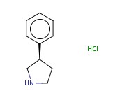 Pyrrolidine, 3-​phenyl-​, hydrochloride (1:1)​, (3R)​-