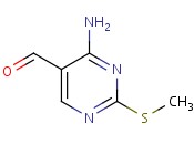 4-amino-2-(methylthio)pyrimidine-5-carbaldehyde
